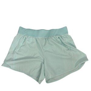 Tek Gear Womens Workout Shorts XL Light Aqua Polyester/Spandex